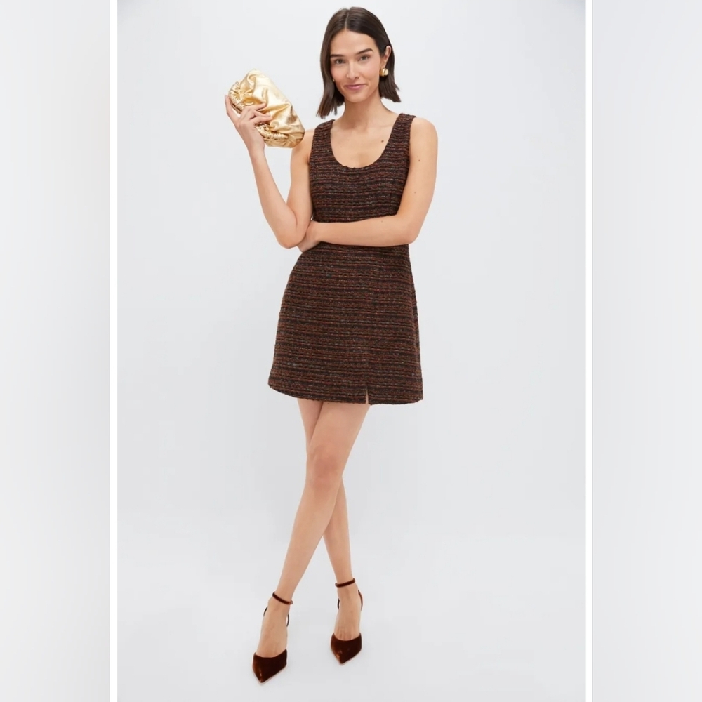 NWT Tuckernuck  Multi Shimmer Tweed Mae Mini Dress Size XL